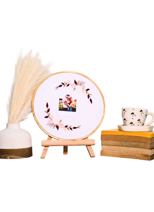 Meadow Whispers — Hand-Embroidered Polaroid Keepsake
