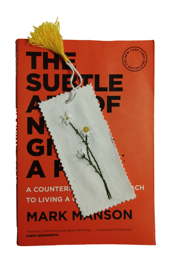 Sunny Daze — Embroidered Bookmark