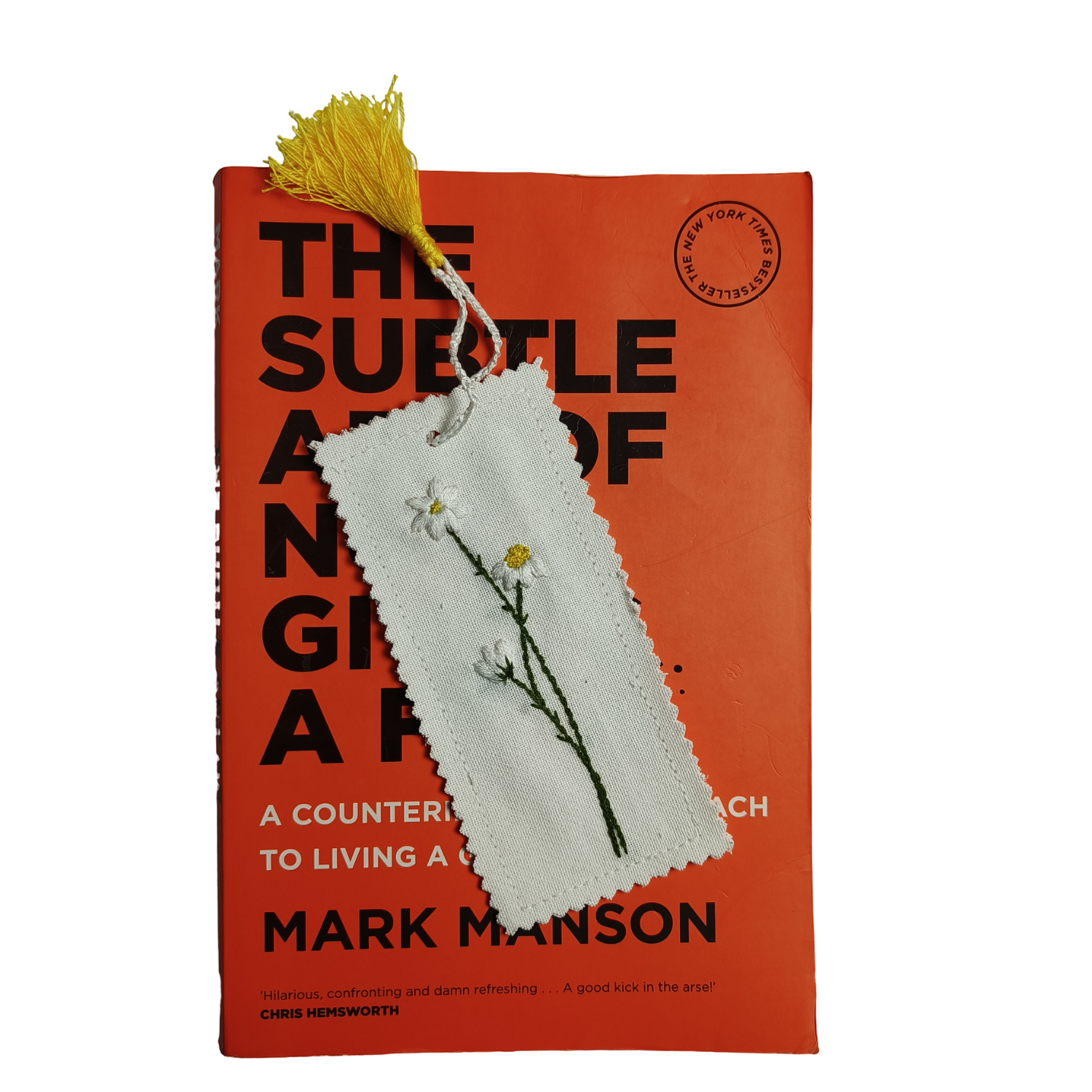 Sunny Daze — Embroidered Bookmark